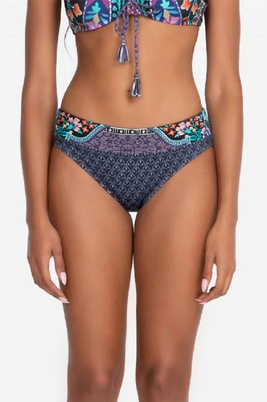 Saba Hipster Bikini Bottom In Multi