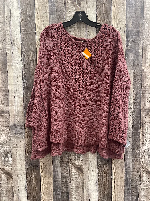 Wine Sweater Free People, Size Xs