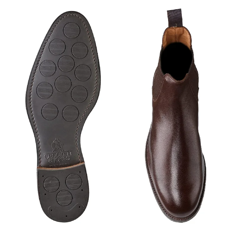 Chelsea 5 Dark Brown Milled Calf