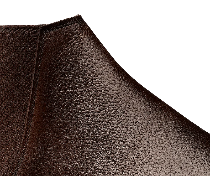 Cranton Dark Brown Pebble Grain