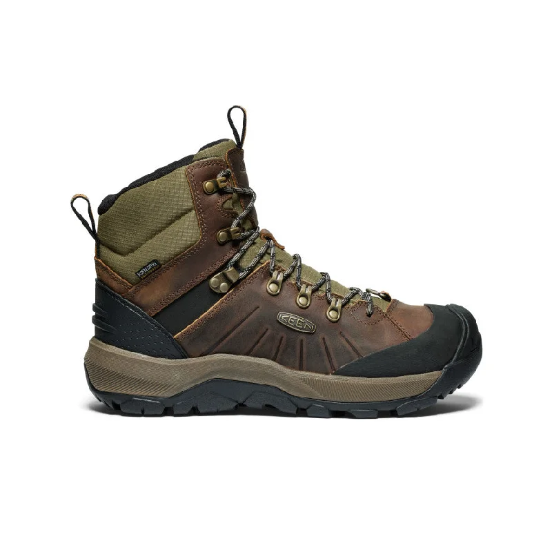 Men's Revel IV Polar Waterproof Boot  |  Bison/Orange Pepper