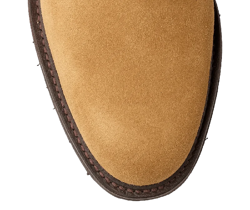 Ross Fawn Suede & Dark Brown Suede Collar