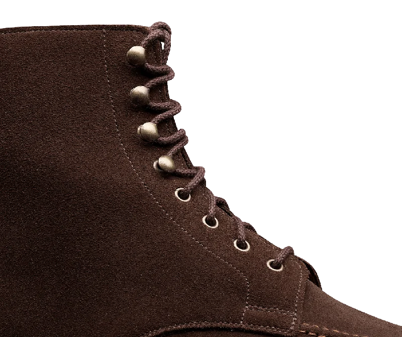 Shannon Dark Brown Suede