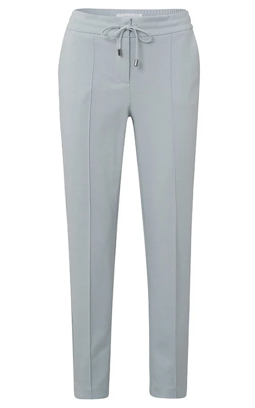 YAYA Pearl Blue Jersey Tailored Joggers