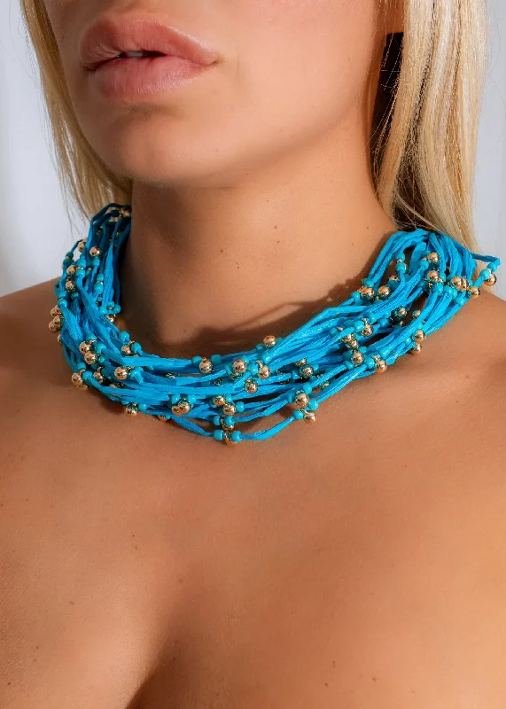 Back To Summer Necklaces Blue