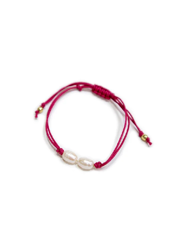 Devin Corded Bracelet - Orchid