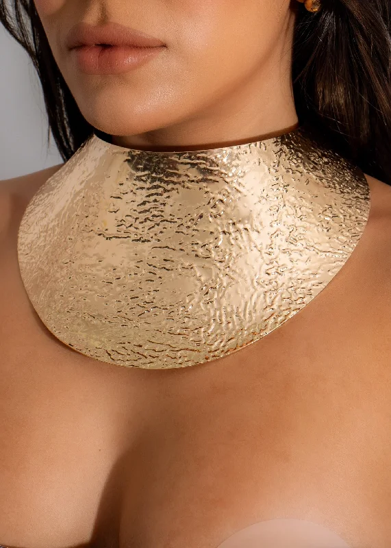 Majesty Collar Necklace Gold