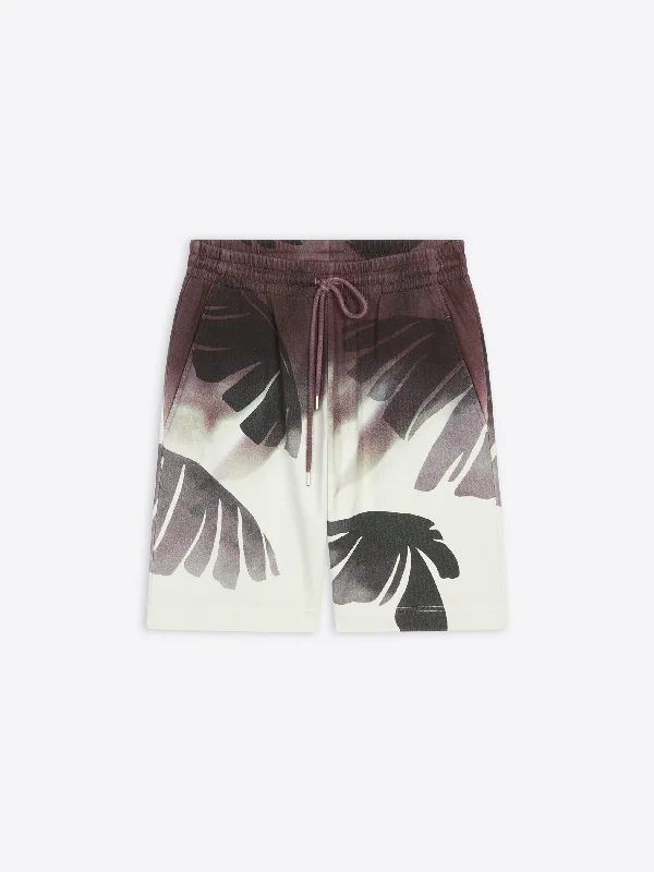 Printed sweatshorts