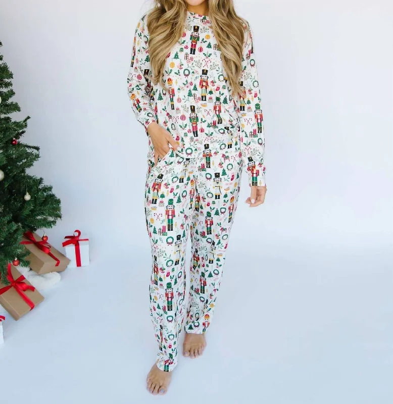 Annie Nutcracker Pj Set In Multi