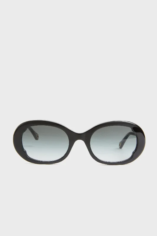 Black Lilli Round Sunglasses