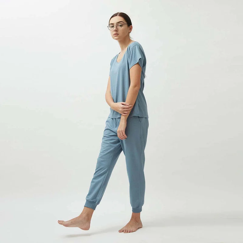 Organic Cotton Lounge Set | Blue