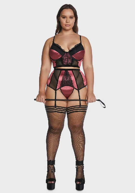 Plus Appeal To Me Lingerie Set