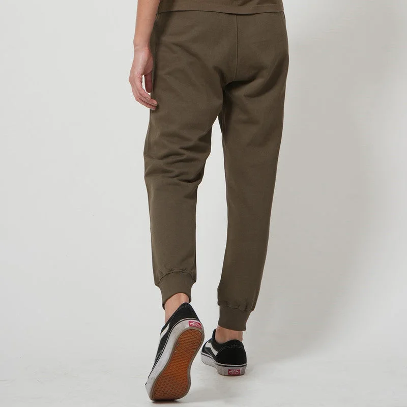 Organic Cotton Jogger Set Women | Olive | T-Shirt & Joggers