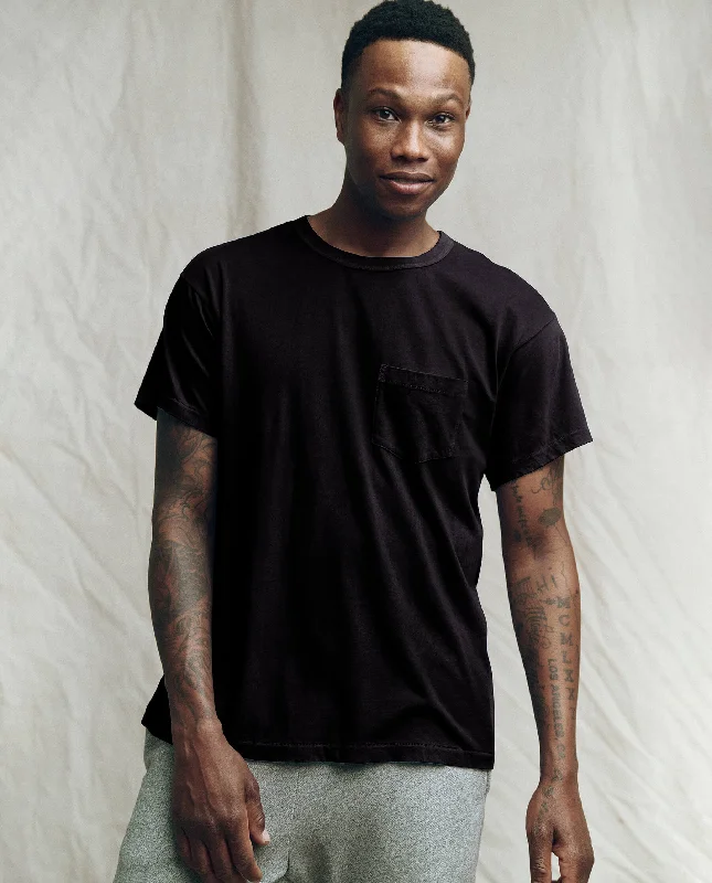 The Men's Pocket Tee. -- Almost Black