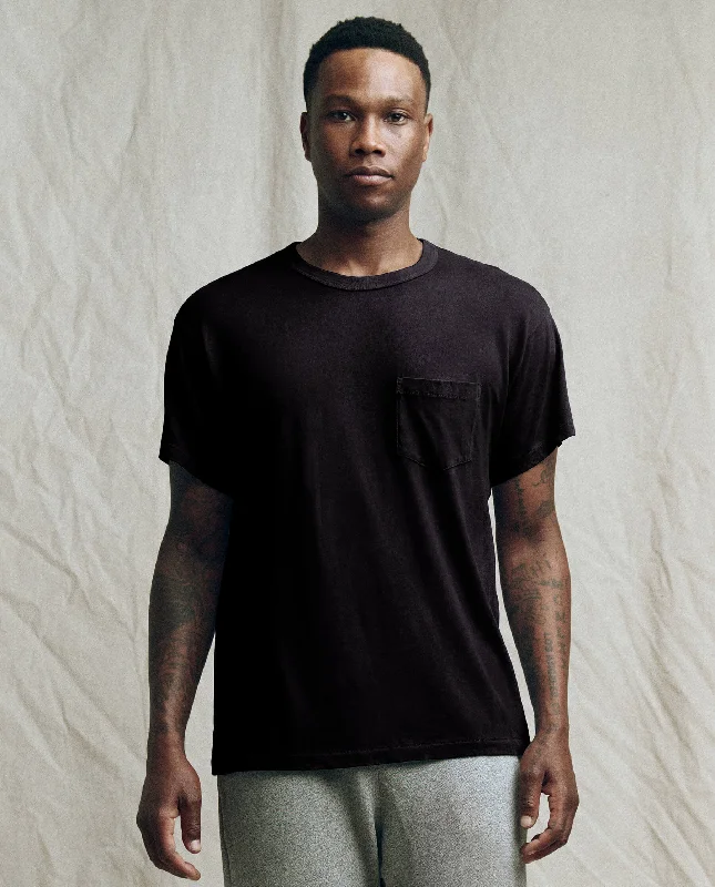 The Men's Pocket Tee. -- Almost Black