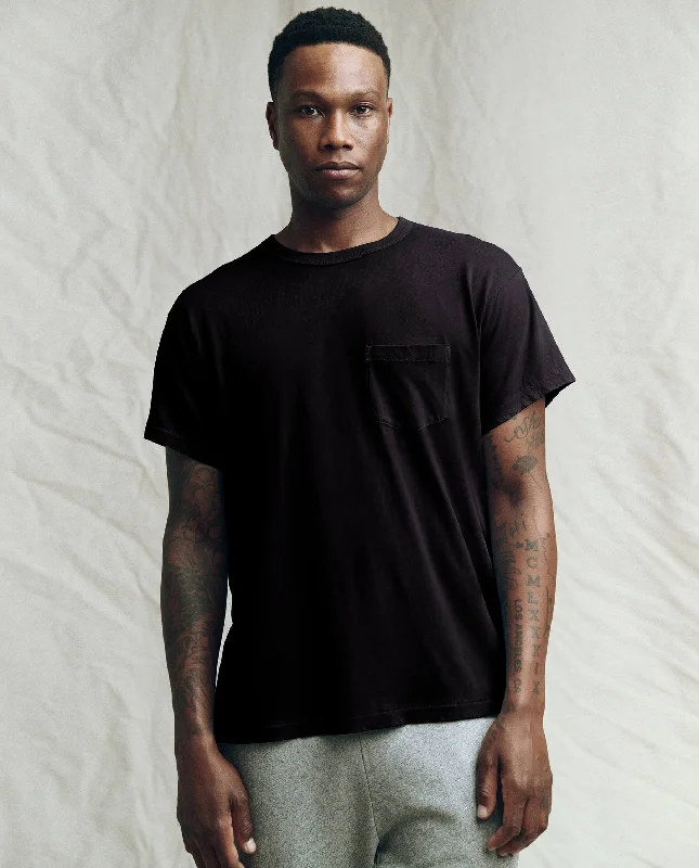 The Men's Pocket Tee. -- Almost Black