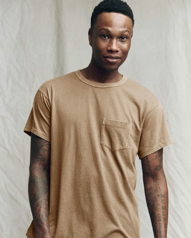 The Men's Pocket Tee. -- Fawn