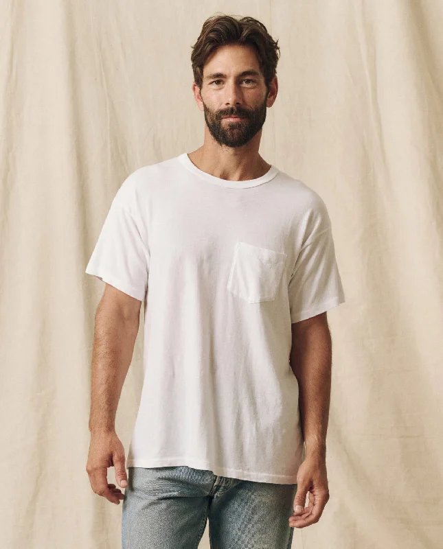 The Men's Pocket Tee. -- True White