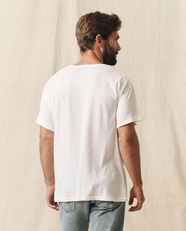 The Men's Pocket Tee. -- True White