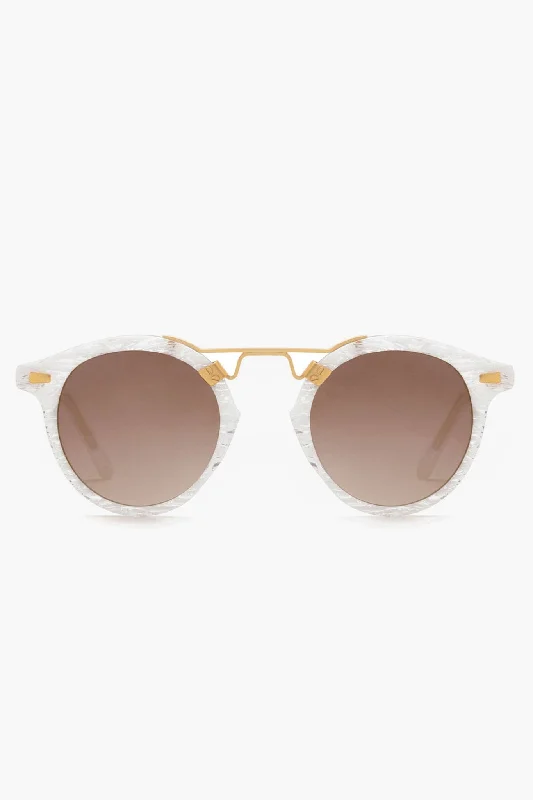 White Linen 24K St Louis Sunglasses