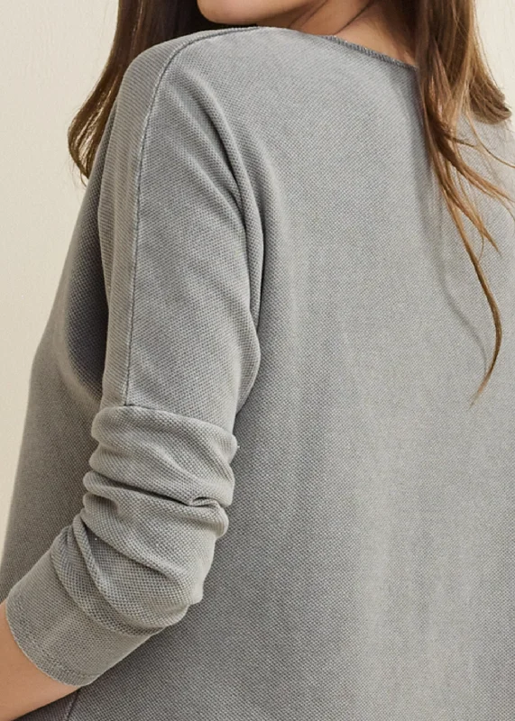 Textured sparkle top - Grey