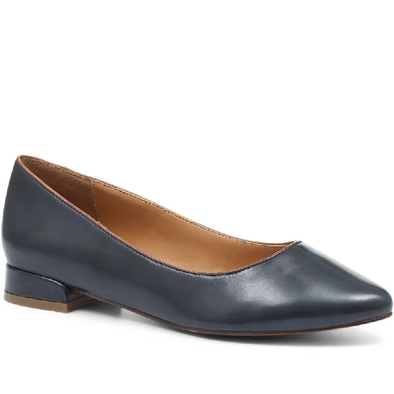 Camilla-06 Leather Ballerina Flats - SINO31505 / 317 633