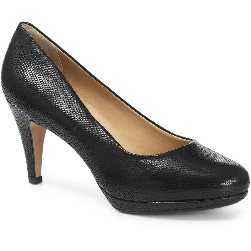 Wide Fit Leather Court Shoes - GLO30505 / 317 169