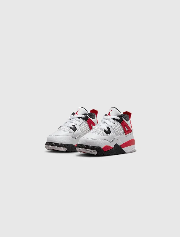 AIR JORDAN 4 RETRO TD ""RED CEMENT"" TD