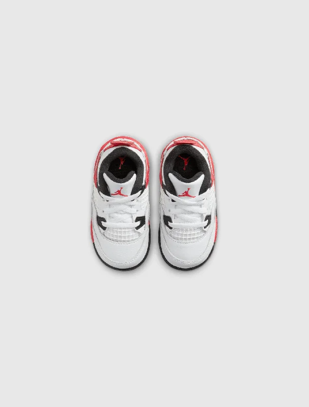 AIR JORDAN 4 RETRO TD ""RED CEMENT"" TD