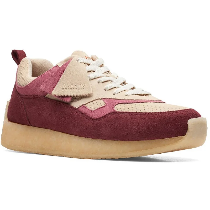 Lockhill Womens Suede Lace-Up Casual And Fashion Sneakers