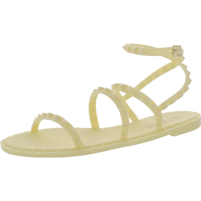 Womens Comfort Insole Plastic Flatform Sandals