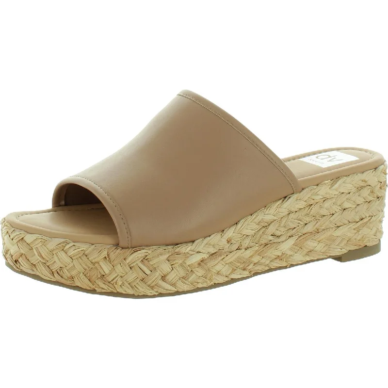 KENLY Womens Comfort Insole Manmade Wedge Sandals