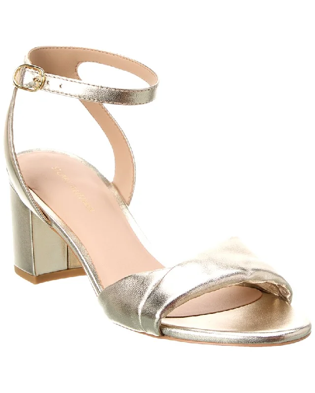 Stuart Weitzman Everly 50 Leather Sandal