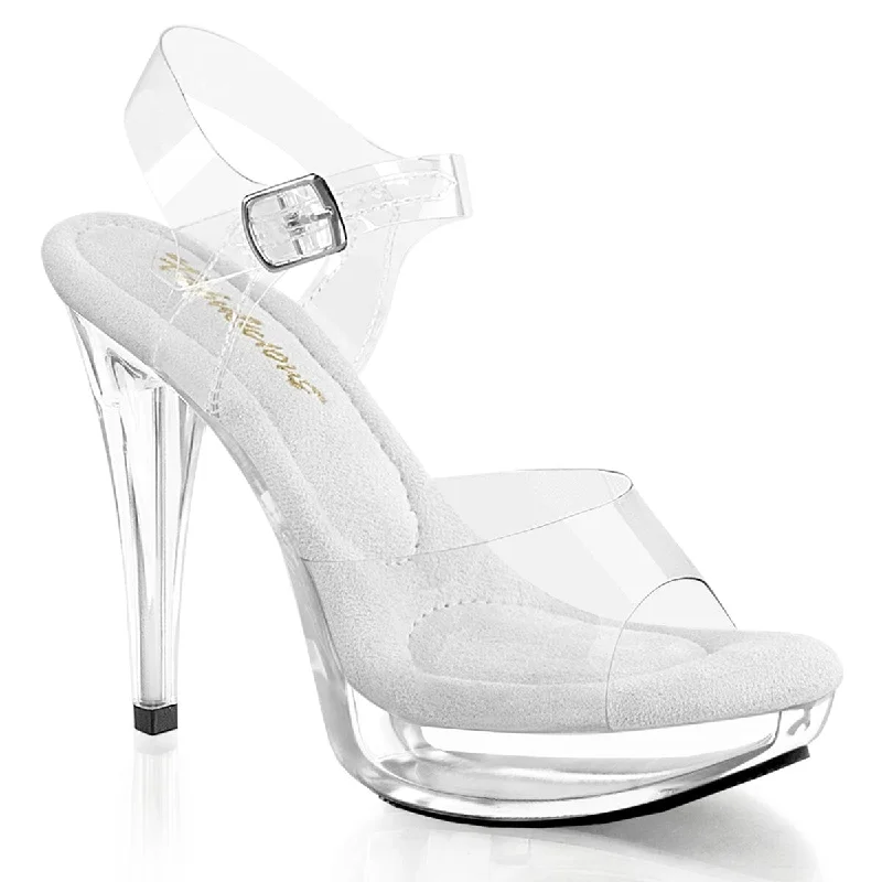 COCKTAIL-508 Sandal | Clear Vinyl