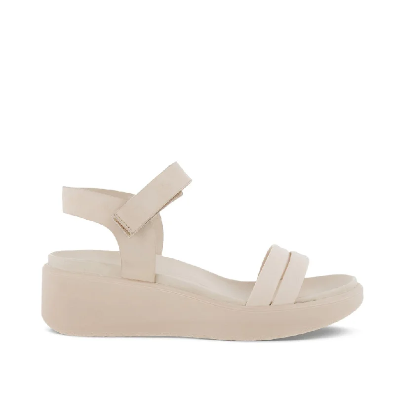 ECCO Women's Flowt LX Wedge Sandal in Limestone