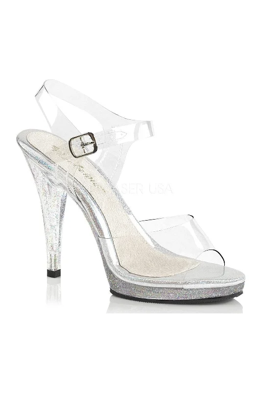 FLAIR-408MG Sandal | Clear Vinyl