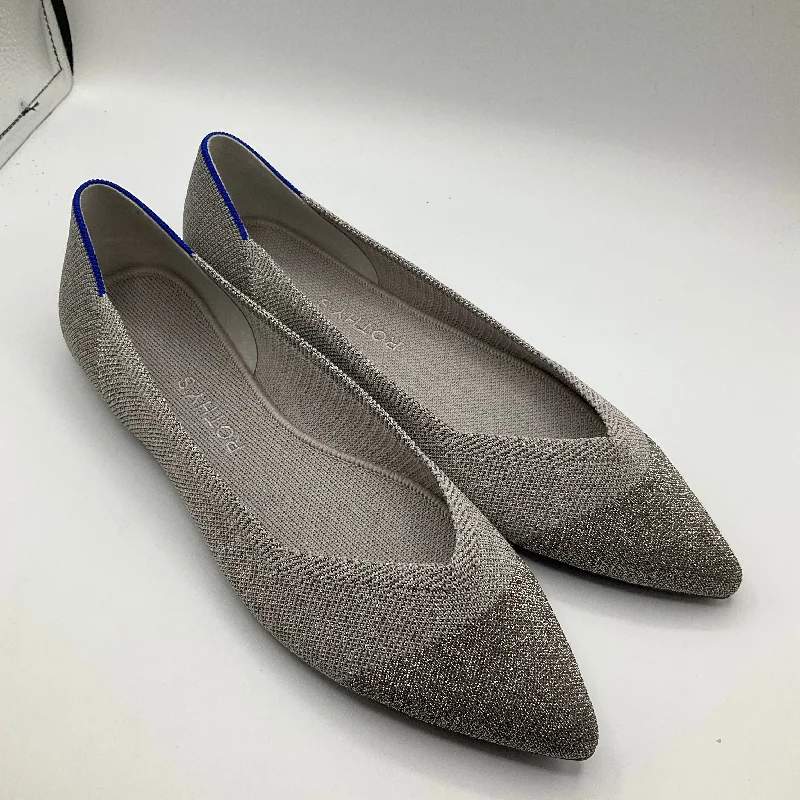 Grey Shoes Flats Rothys, Size 11