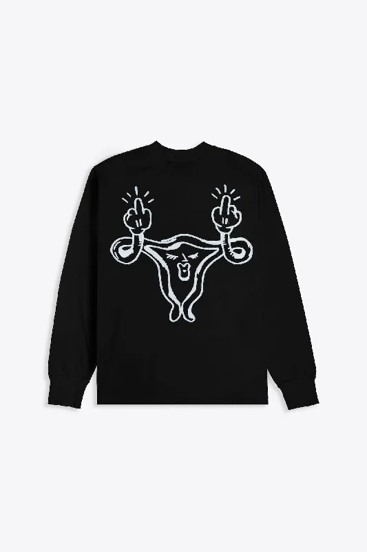 Abortion = Healthcare Cuffed L/S (Black)