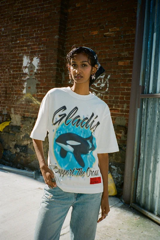 Support the Orcas S/S T-Shirt (White)