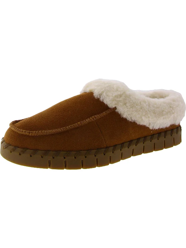 Flexi Buffalo Womens Wool Slip On Slide Slippers