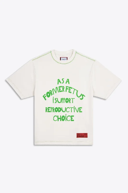 Support Reproductive Choice S/S Tee (Chalk)