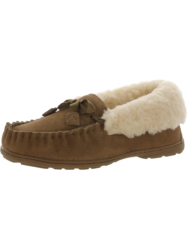 Indio Womens Shearling Sheepskin Moccasin Slippers