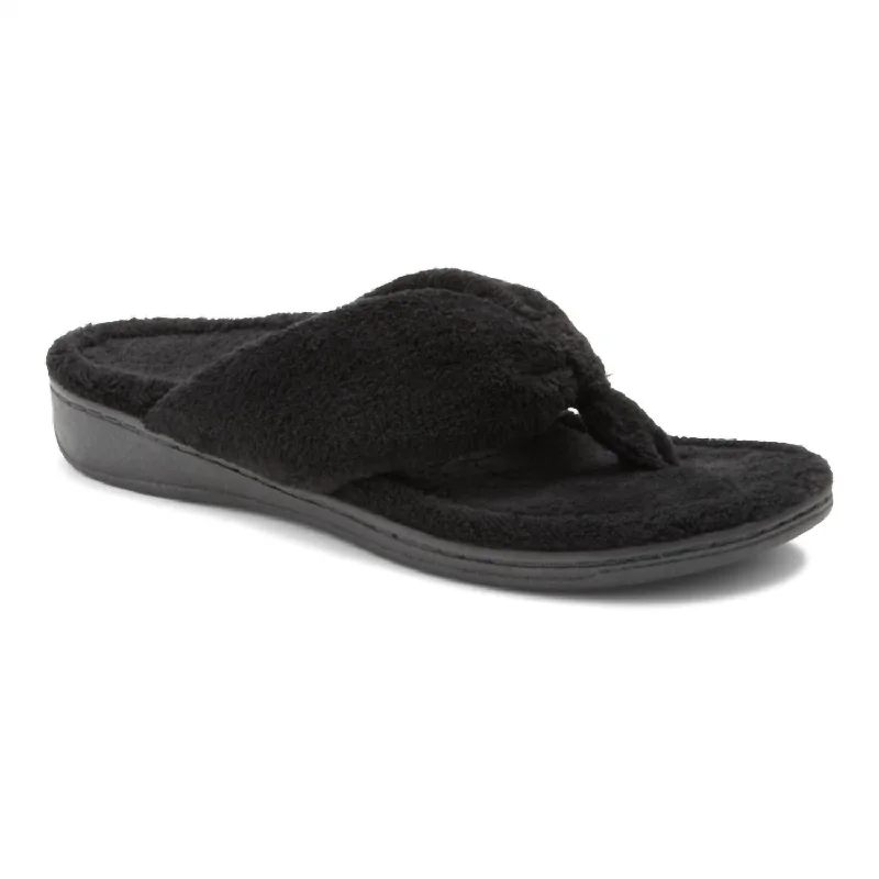 Indulge Gracie Slipper In Black