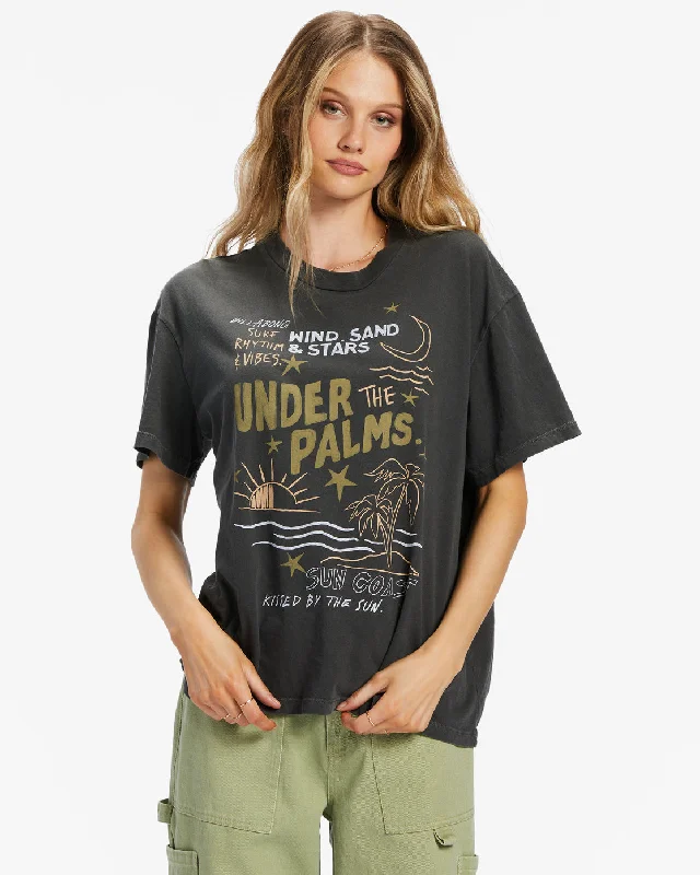 Under The Palms T-Shirt - Off Black