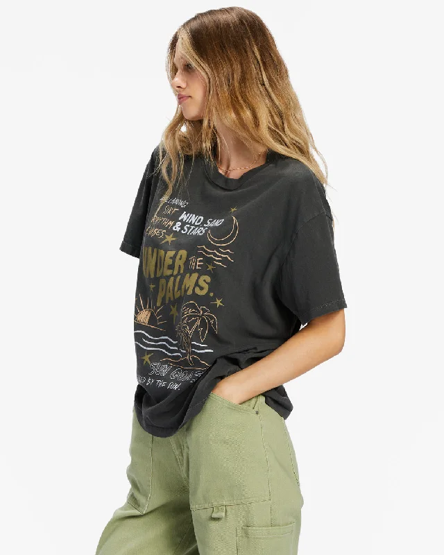 Under The Palms T-Shirt - Off Black