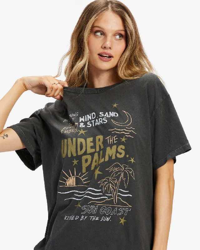 Under The Palms T-Shirt - Off Black