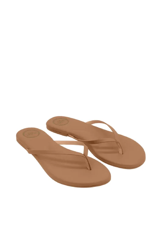 Women's Indie Flip Flops In Cafe